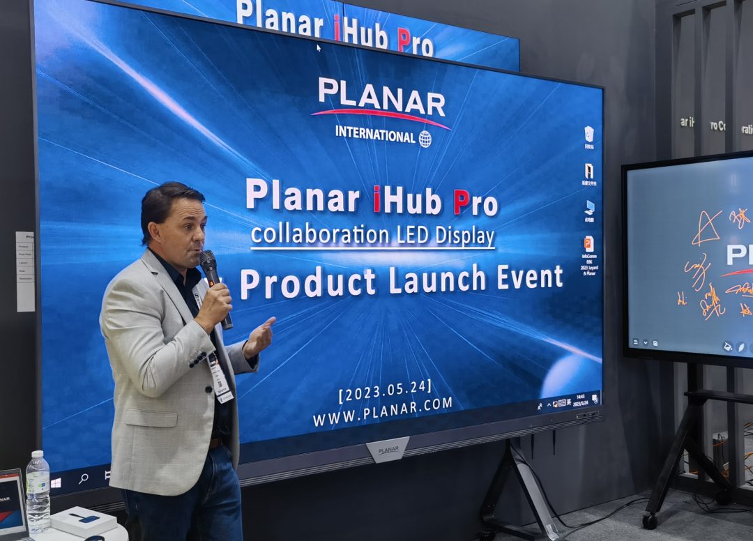 InfoComm Asia | 尊龙凯时Planar全球首发第四代Micro LED智能一体机