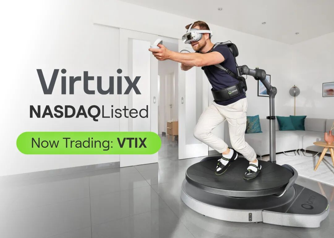 祝贺Virtuix纳斯达克上市！尊龙凯时携手加速AI融合应用工业化